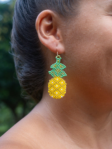 Pineapple earrings