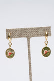 Twilight Bloom Huggie Earrings