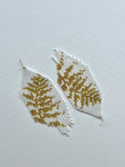 Fern babies’ earrings