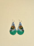 Ocean drop earrings