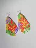 Heliconia Love Beaded Earrings