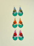 Ocean drop earrings