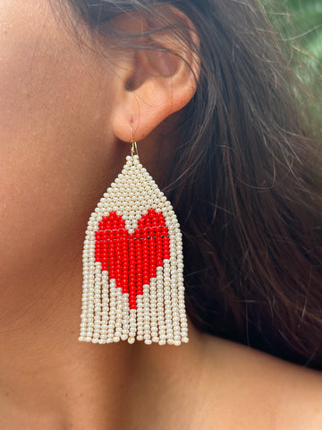 Heartfelt earrings