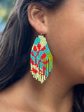 Heliconia love earrings